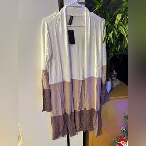 Chic Women's Color Block Cardigan